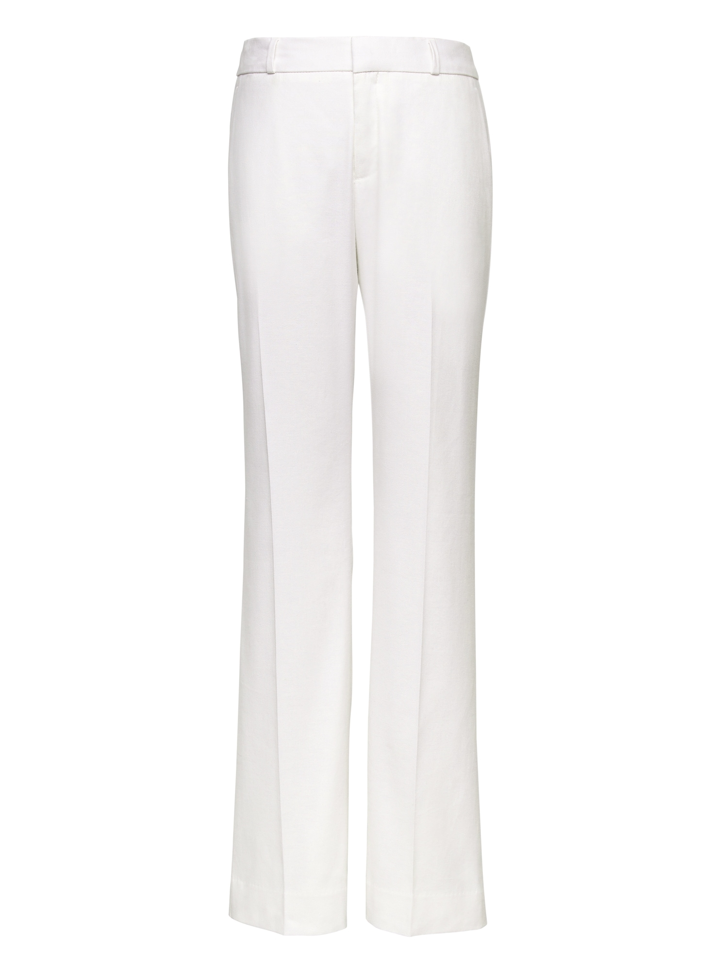 Logan Trouser-Fit Stretch Linen-Cotton Pant